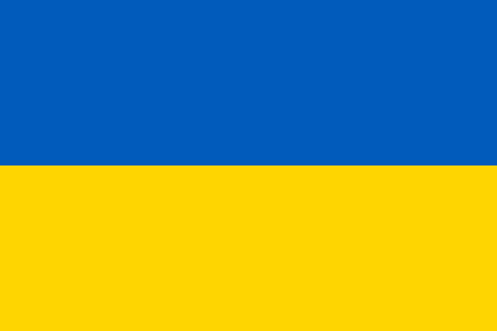 National Flag of Ukraine" by Robert GLOD (Bob) is marked with Public Domain Mark 1.0.