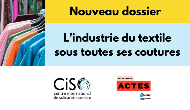 Affiche promotionnelle pour annoncer le nouveau dossier du CISO sur le site ACTES.